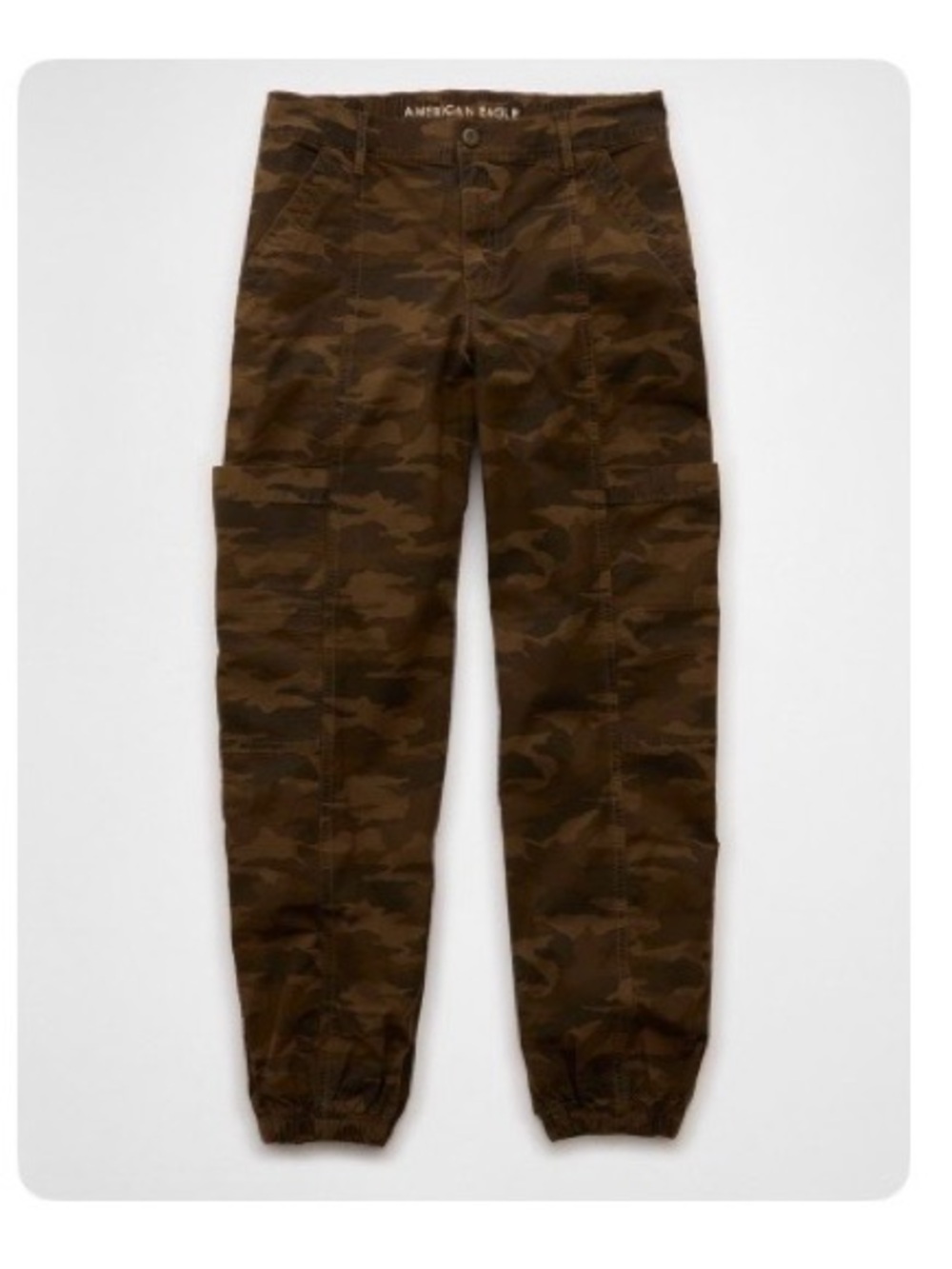 American Eagle Outfitters Camo Cargo Pants - Olive/Brown